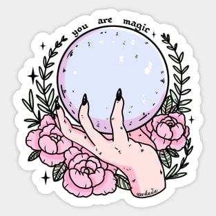 You Are Magic (pastel pink) Sticker